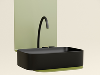 Раковина-чаша Ceramicanova Element 61 CN6053MB Черная матовая — фото 10, Раковины накладные