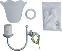 Светильник Aquanet Луизиана WT-260 хром, 2 шт. EV0002CD — фото 9, Светильники в ванную