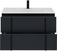 Тумба под раковину Allen Brau Reality 90 1.32006.AM подвесная Антрацит матовый — фото 6, Тумбы под раковину