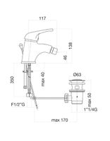 Товар: Смеситель для биде Fiore KING , хром арт-39CR3210 - фото 2 Смеситель для биде Fiore KING , хром арт-39CR3210 — фото 2, Смесители для биде