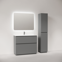 Тумба напольная SANCOS Folk Floor 995х445х850, c двумя ящиками оснащенными доводчиками, Ergraut soft, арт. арт-FL100FES — фото 3, Тумбы под раковину