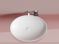 Раковина-чаша Ceramicanova Element 50 CN6056MW Белая матовая — фото 21, Раковины накладные