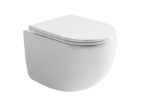 Унитаз Ceramicanova UP Rimless CN4007 подвесной Белый с сиденьем Микролифт — фото 1, Подвесные унитазы