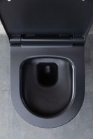 Унитаз Allen Brau Priority 4.31001.31 подвесной Черный матовый без сиденья — фото 27, Подвесные унитазы