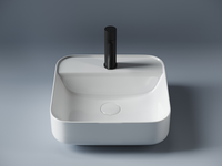 Раковина Ceramicanova Element 39 Белая арт-CN5014 — фото 9, Раковины накладные