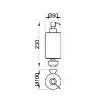 Товар: Дозатор жидкого мыла Webert Opera , бронза арт-OA500201065 - фото 2 Дозатор жидкого мыла Webert Opera , бронза арт-OA500201065 — фото 2, Дозаторы