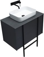 Тумба под раковину Allen Brau Reality 80 1.32005.AM подвесная Антрацит матовый — фото 36, Тумбы под раковину