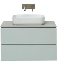 Тумба под раковину Allen Brau Infinity 85 1.21001.PWM подвесная Папирус матовый — фото 3, Тумбы под раковину