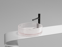 Раковина-чаша Ceramicanova Cristal 36 CN6061 Розовая — фото 7, Раковины накладные