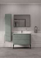 Тумба под раковину Allen Brau Paris 100 1.360002.CGM олива матовый — фото 2, Тумбы под раковину