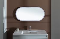 Зеркало Allen Brau Infinity 50 1.21016.BL с подсветкой Черное с сенсорным выключателем — фото 11, Зеркала в ванную комнату