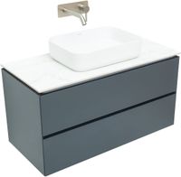 Тумба под раковину Allen Brau Infinity 100 1.21003.AM подвесная Антрацит матовый — фото 8, Тумбы под раковину