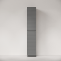 Шкаф-пенал напольный SANCOS Folk Floor, 350х350х1880 мм, цвет Ergraut soft, арт. PFL35FES — фото 8, Пеналы для ванной комнаты