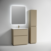 Тумба напольная SANCOS Folk Floor 790х445х850, c двумя ящиками оснащенными доводчиками, Капучино, арт.FL80FCP — фото 5, Комоды и тумбы для ванной комнаты