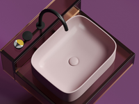 Раковина-чаша Ceramicanova Element 51 CN6052MP Розовая матовая — фото 10, Раковины накладные