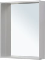 Зеркало Allen Brau Reality 60 1.32016.02 с подсветкой Серебро браш с сенсорным выключателем — фото 6, Зеркала в ванную комнату