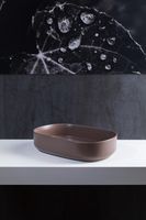 Раковина-чаша Allen Brau Fantasy 55 4.11022.TP Коричневая — фото 5, Раковины накладные