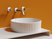 Раковина-чаша Ceramicanova Element 36 CN6057 Белая глянцевая — фото 14, Раковины накладные