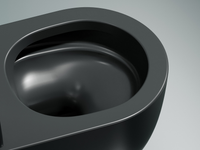 Унитаз Ceramicanova Modena Rimless CN6063MDH подвесной Темный антрацит матовый с сиденьем Микролифт — фото 19, Подвесные унитазы