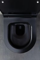 Унитаз Allen Brau Priority 4.31002.31 подвесной Черный матовый без сиденья — фото 43, Подвесные унитазы