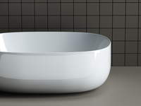 Раковина-чаша Ceramicanova Element 46 CN6018 Белая — фото 8, Раковины накладные