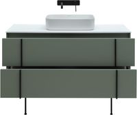 Тумба под раковину Allen Brau Reality 120 1.32008.CGM подвесная Олива матовая — фото 7, Тумбы под раковину