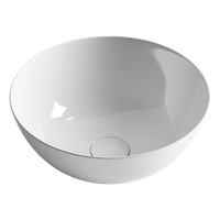 Раковина-чаша Ceramicanova Element 35 CN6002 Белая — фото 2, Раковины накладные