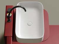 Раковина-чаша Ceramicanova Element 61 CN6053MW Белая матовая — фото 19, Раковины накладные