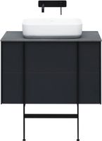 Тумба под раковину Allen Brau Reality 80 1.32005.AM подвесная Антрацит матовый — фото 43, Тумбы под раковину