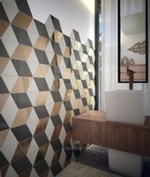 Керамическая плитка Equipe Scale Alhambra Electric Blue настенная 12х12 см арт-23845 — фото 3, Керамическая плитка