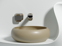 Раковина-чаша Ceramicanova Element 36 CN6050MC Капучино матовая — фото 13, Раковины накладные