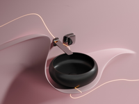 Раковина-чаша Ceramicanova Element 36 CN6050MB Черная матовая — фото 3, Раковины накладные