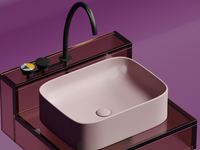 Раковина-чаша Ceramicanova Element 51 CN6052MP Розовая матовая — фото 7, Раковины накладные