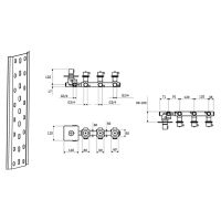 Товар: Смеситель для душа встраиваемый с термостатом Webert Elio EL971502345, никель - фото 2 Смеситель для душа встраиваемый с термостатом Webert Elio EL971502345, никель — фото 2, Смеситель для душа