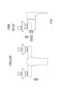 Смеситель для душа Fiore XO , хром арт-73CR7311 — фото 2, Смеситель для душа