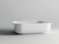 Раковина-чаша Ceramicanova Element 50 CN6011 Белая — фото 3, Раковины накладные