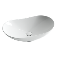 Раковина-чаша Ceramicanova Element 61 CN6015 Белая — фото 2, Раковины накладные