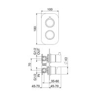 Товар: Смеситель для душа встраиваемый Webert ONE-B , белый арт-NB860101740 - фото 2 Смеситель для душа встраиваемый Webert ONE-B , белый арт-NB860101740 — фото 2, Встраиваемые смесители для душа