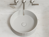 Раковина-чаша Ceramicanova Element 36 CN6057MSG Серая матовая — фото 10, Раковины накладные