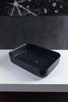 Раковина-чаша Allen Brau Fantasy 50 4.11021.31 Черная матовая — фото 10, Раковины накладные