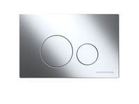 Система инсталляции для унитазов CERAMICANOVA Envision с кнопкой смыва Round цвет хром и креплениями — фото 5, Инсталляции для унитазов