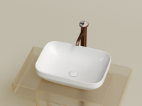 Раковина-чаша Ceramicanova Element 50 CN6055 Белая глянцевая — фото 16, Раковины накладные