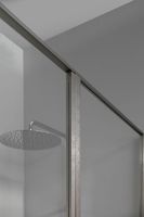 Душевая дверь Allen Brau Priority 140 3.31011.BA профиль Серебро брашированное стекло прозрачное — фото 29, Распашные душевые двери