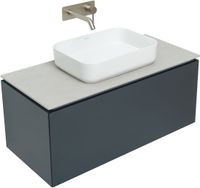 Тумба под раковину Allen Brau Infinity 100 1.21004.AM подвесная Антрацит матовый — фото 6, Тумбы под раковину