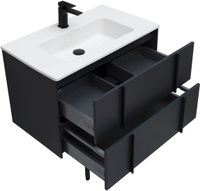 Тумба под раковину Allen Brau Reality 80 1.32005.AM подвесная Антрацит матовый — фото 63, Тумбы под раковину