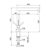 Смеситель для кухни Webert Spirit , хром арт-SO920302015 — фото 2, Смесители для кухни