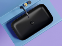 Раковина-чаша Ceramicanova Element 71 CN6054MB Черная матовая — фото 8, Раковины накладные