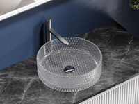 Раковина-чаша Ceramicanova Cristal 36 CN6062 Прозрачная — фото 22, Раковины накладные