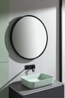 Товар: Зеркало Allen Brau Infinity 80 1.21017.BL с подсветкой Черное с сенсорным выключателем - фото 8 Зеркало Allen Brau Infinity 80 1.21017.BL с подсветкой Черное с сенсорным выключателем — фото 8, Зеркала в ванную комнату