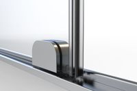 Душевой уголок Allen Brau Fantasy 160x80 3.11010.00 + 3.11011.00 профиль Хром стекло прозрачное — фото 16, Прямоугольные душевые уголки